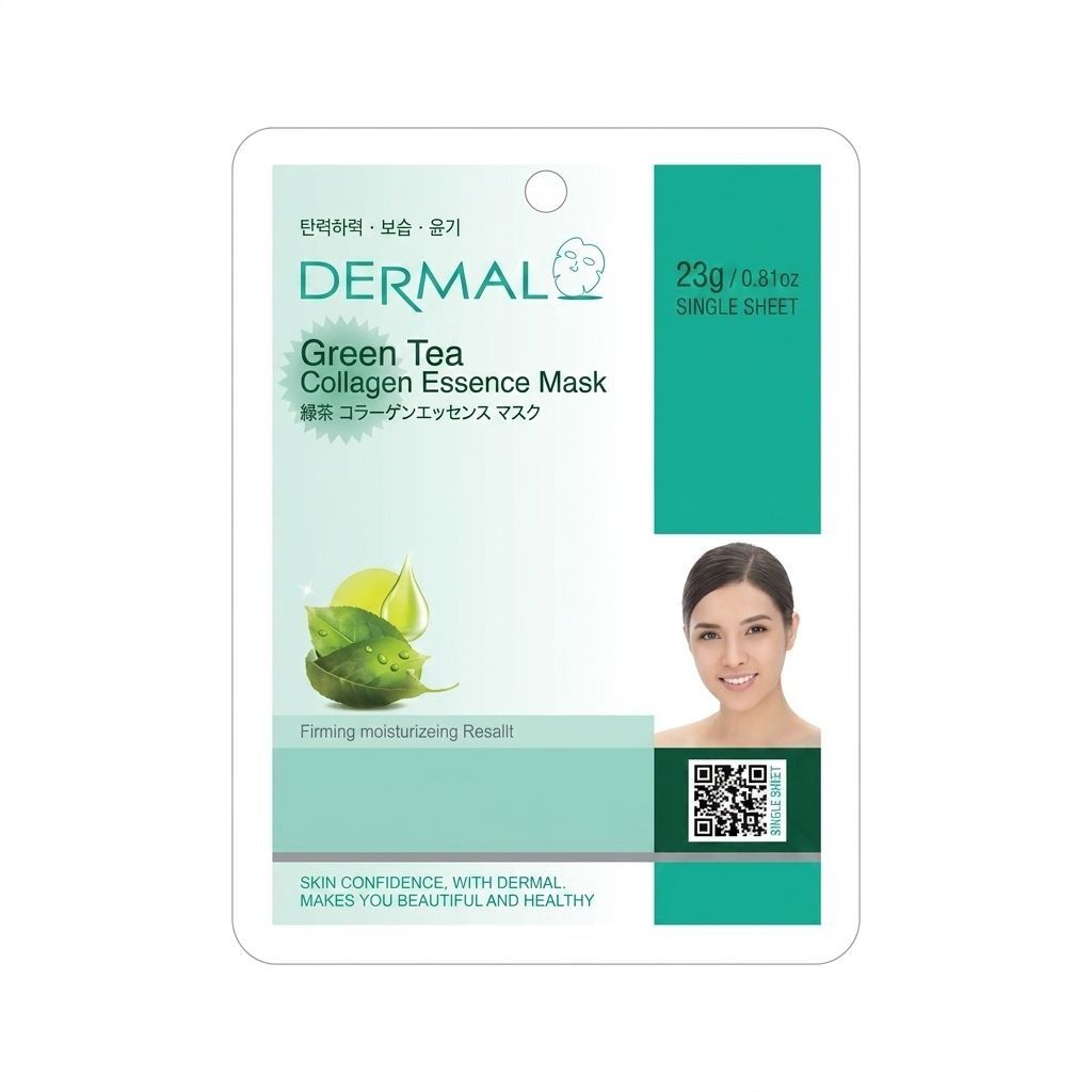 wholesale sheet masks facial sheet mask supplier korea green tea collagen mask by C-Square Hub
