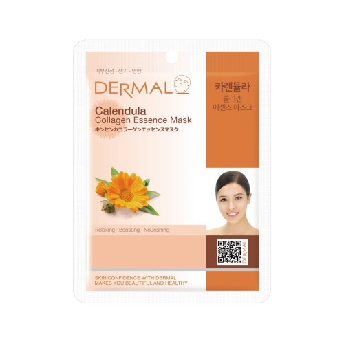 DERMAL Collagen Essence Mask Calendula