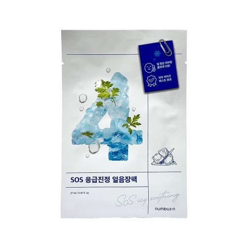 numbuzin No.4 Icy Soothing Sheet Mask
