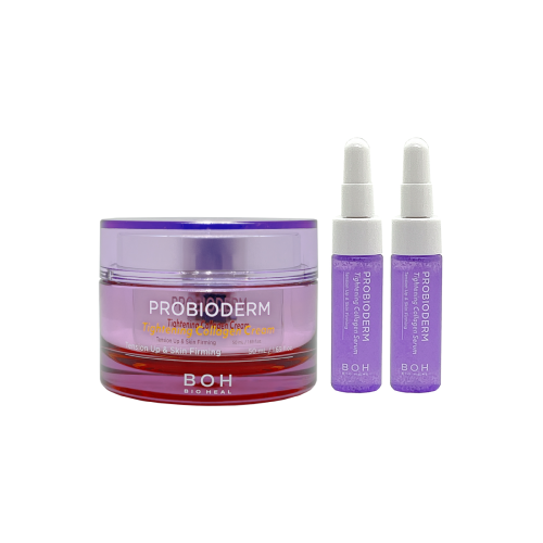 OLIVE YOUNG-BIO HEAL BOH Probioderm Tightening Collagen Cream (Serum 7ml * 2)