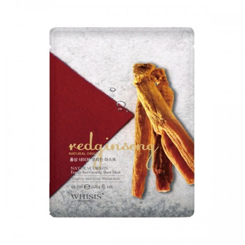 WHISIS Nature Origin Sheet Mask Red ginseng