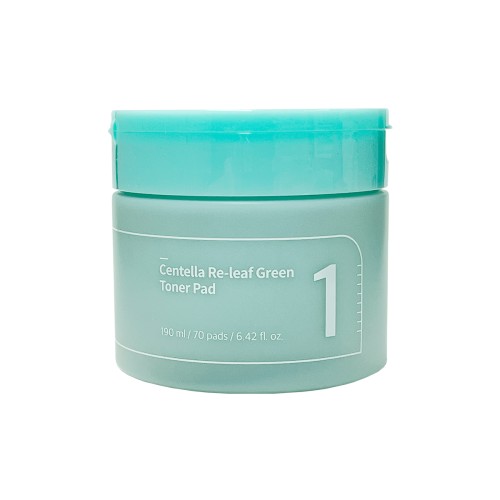 numbuzin No.1 Centella Re-Leaf Green Toner Pad