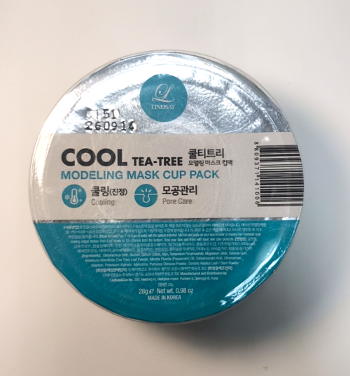 LINDSAY-Modeling Mask Cup Pack #Cool(Tea-tree)