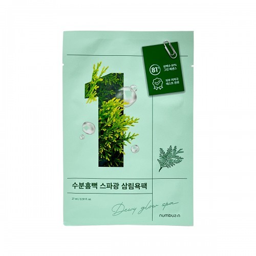 numbuzin No.1 Dewy Glow Spa Sheet Mask